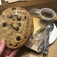 Chocolate chip cookie was yummy!  at Native Foods in Palm Springs