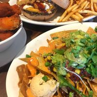 Bbq burger, nachos at Native Foods in Palm Springs