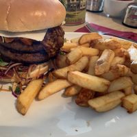 Almighty vegan burger at The Arisaig Hotel in Arisaig