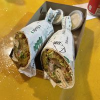 Falafel wrap  at Hasbi in San Andres