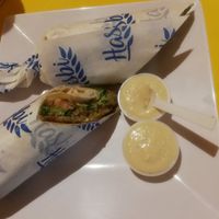 Felafel at Hasbi in San Andres