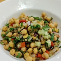 Chickpea salad at Loving Vegan in Da Nang