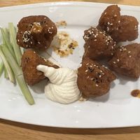 Cauli wings (some may have been eaten before photo taken)   at Loving Vegan in Da Nang