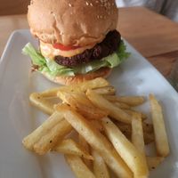 Burger at Loving Vegan in Da Nang