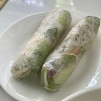 Summer rolls  at Loving Vegan in Da Nang