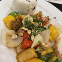 Kung pao  at Loving Vegan in Da Nang