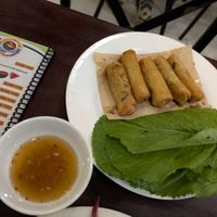 Crispy Spring Rolls at Loving Vegan in Da Nang