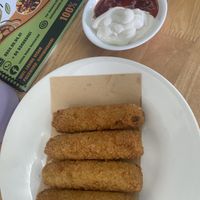 Mozzarella sticks - would not recommend   at Loving Vegan in Da Nang