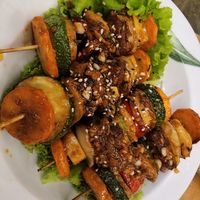 Skewers at Loving Vegan in Da Nang