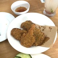 Fried mushrooms  at Loving Vegan in Da Nang