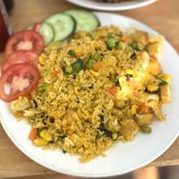 Fried rice with tofu  at Loving Vegan in Da Nang