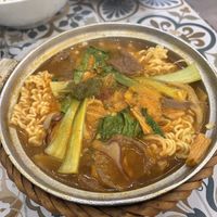 Korean noodles   at Loving Vegan in Da Nang