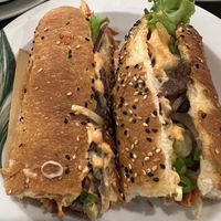 Cheese Philly sub - just yes! My non vegan husband said it’s one of the best subs he’s ever tasted in his life! And I agree  at Loving Vegan in Da Nang
