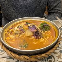Korean noodles (yum!) at Loving Vegan in Da Nang