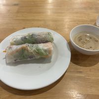 Fresh spring rolls   at Loving Vegan in Da Nang