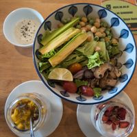 Cobb salad minus corn at Loving Vegan in Da Nang