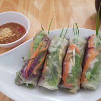 Summer rolls at Loving Vegan in Da Nang