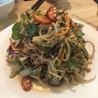 banana blossom salad at Loving Vegan in Da Nang