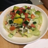 Gyros - bit tricky to eat as there was sooo much toppings for the wrap, but still yummy at Loving Vegan in Da Nang