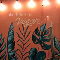 Outside area at Loving Vegan in Da Nang