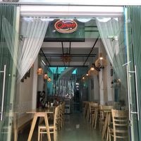 Loving vegan from outside terrace  at Loving Vegan in Da Nang