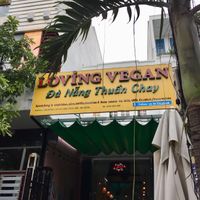 From the street at Loving Vegan in Da Nang
