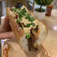 Vegan Philly cheese steak (daily special) at Loving Vegan in Da Nang