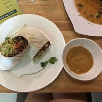 Burrito at Loving Vegan in Da Nang