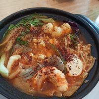 Spicy Kimchi Noodles at Loving Vegan in Da Nang