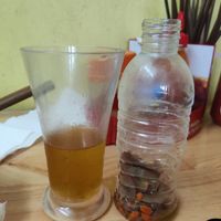 Tea with red apple at Pho Chay in Hanoi