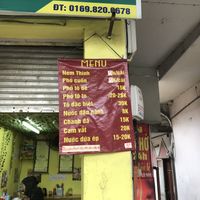 Menu. Not everything is available all the time. Pho is though.  at Pho Chay in Hanoi