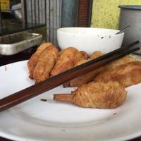 Vegan lemongrass “chicken” at Pho Chay in Hanoi