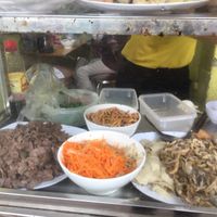 Seitan and mushrooms  at Pho Chay in Hanoi
