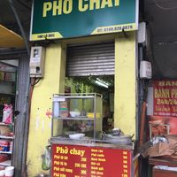 Outside at Pho Chay in Hanoi