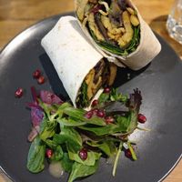 Mushroom wrap at Green Earth in Bedford