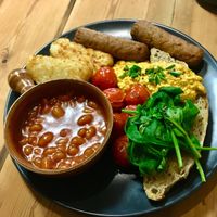 The most incredible full English! at Green Earth in Bedford