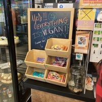 Counter at EnVie Vegan in Geneva