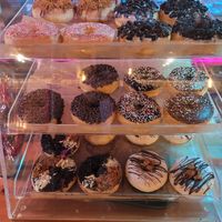 Donut case! at EnVie Vegan in Geneva
