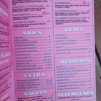 Menu at EnVie Vegan in Geneva