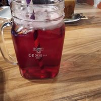 The drink I chose at EnVie Vegan in Geneva