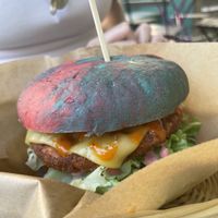 Rebel rider burger   at EnVie Vegan in Geneva
