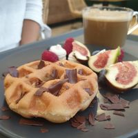 Waffle Donut at EnVie Vegan in Geneva
