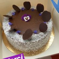 Chocolate coconut cake  at EnVie Vegan in Geneva