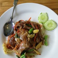 Fried noodles with vegetables at Genesis Garden in Thai Chang