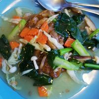 Noodles in gravy with vegetables at Genesis Garden in Thai Chang
