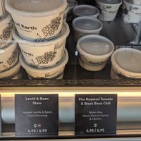 Hot food offerings at Good Earth Coffeehouse - Taylor Family Digital Library in Calgary