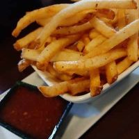 Street fries at Wild Orchid in Canmore