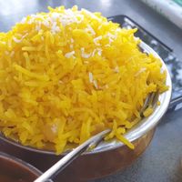 Kashmiri rice at Sargun Indian Tandoori in Bendigo