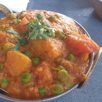 Aloo Muttar at Sargun Indian Tandoori in Bendigo