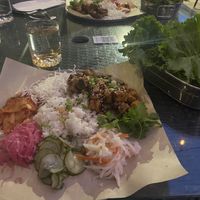 Vegan lettuce wraps   at BLAKE in Canmore